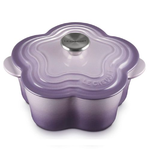 PANELA FLOR LE CREUSET TRADITION 20CM EM FERRO FUNDIDO BLUE BELL PURPLE 21034005114460