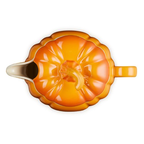 MOLHEIRA ABOBORA LE CREUSET 400ML EM CERÂMICA LARANJA MARRONIER 81229403500003
