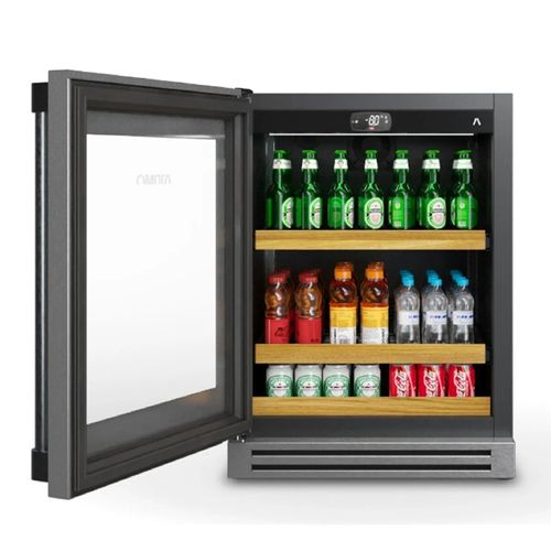 CERVEJEIRA ATTIMO 3 EM 1 DE EMBUTIR EM AÇO INOX 135L ABERTURA PARA ESQUERDA 127V CSA135BE101