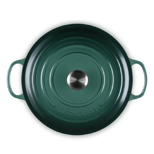 PANELA RISOTTO LE CREUSET SIGNATURE 30CM EM FERRO FUNDIDO VERDE ARTICHAUT 21179307954430
