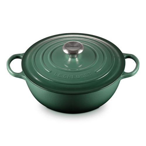 PANELA MARMITA LE CREUSET 32CM SIGNATURE EM FERRO FUNDIDO VERDE ARTICHAUT 21114327954430