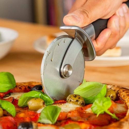 CORTADOR DE PIZZA KITCHENAID PROFISSIONAL EM AÇO INOX PRETO KHH113OHOBEG