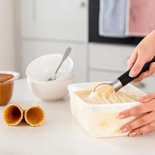 COLHER DE SORVETE KITCHENAID FORMA DE CONCHA EM ZINCO PRETO KHH117OHOBEG