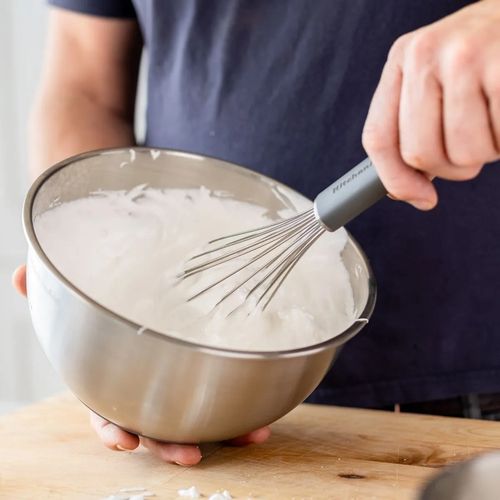 BATEDOR FOUET KITCHENAID PROFISSIONAL EM AÇO INOX CINZA KHA060OHCHGG