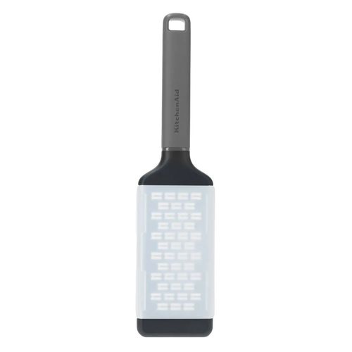 RALADOR DE COZINHA KITCHENAID ZESTER GROSSO 30CM EM AÇO INOX CINZA KHA320OHCGG