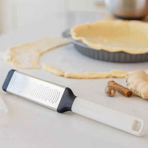 RALADOR FINO KITCHENAID ZESTER PARA QUEIJOS E LEGUMES EM AÇO INOX BRANCO KHA321OHPNG