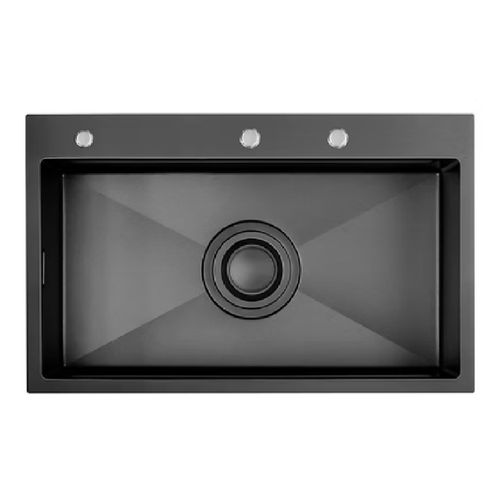 CUBA LEXXA 77CM EM AÇO INOX COM MISTURADOR E AÇESSÓRIOS PRIMER KIT 70 LX971070