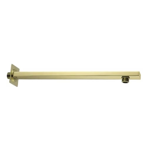 HASTE DE PAREDE LEXXA 40CM EM AÇO INOX DOURADO ESCOVADO LX03OE