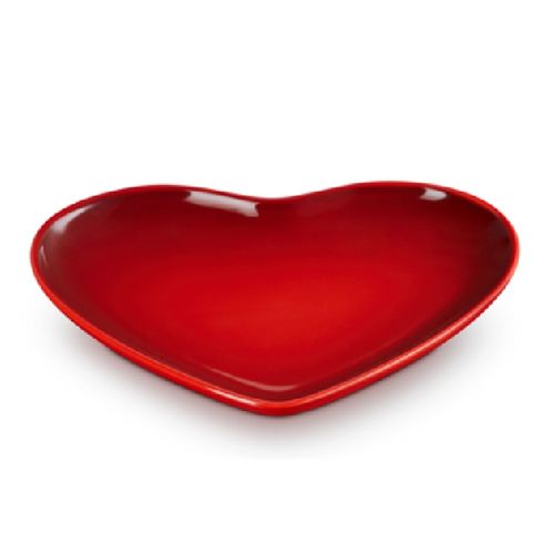PRATO CORACAO LE CREUSET SPHERE 23CM EM CERÂMICA VERMELHO 80255230600099