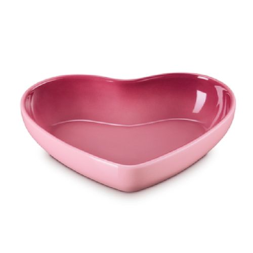 BOWL CORAÇÃO LE CREUSET SPHERE 650ML EM CERÂMICA ROSE QUARTZ 80172651780099