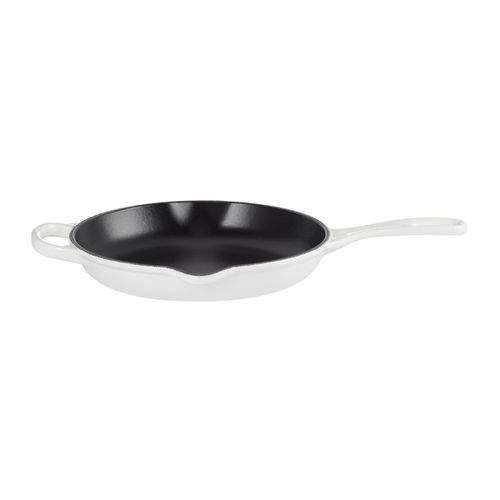 FRIGIDEIRA SKILLET LE CREUSET REDONDA SIGNATURE 23CM COM ALÇA EM FERRO FUNDIDO BRANCO 20182230100422