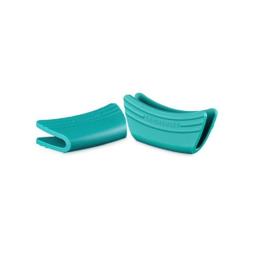 CONJUNTO 2 PEGADORES LE CREUSET DE ALÇAS EM SILICONE BLEU RIVIERA 42813000990000