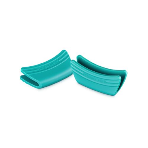 CONJUNTO 2 PEGADORES LE CREUSET DE ALÇAS EM SILICONE BLEU RIVIERA 42813000990000