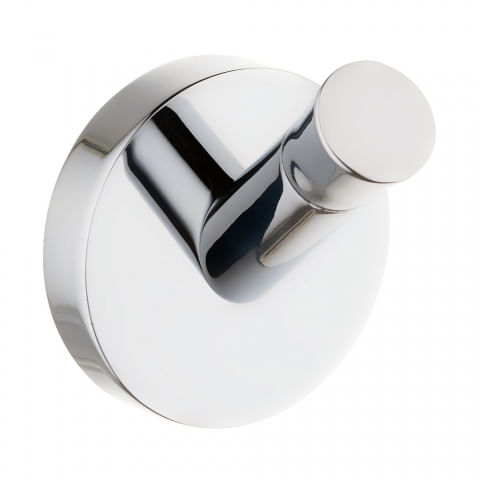 CABIDEIRO KROMMA SIMPLES PARA BANHEIRO CROMADO KR660 3435