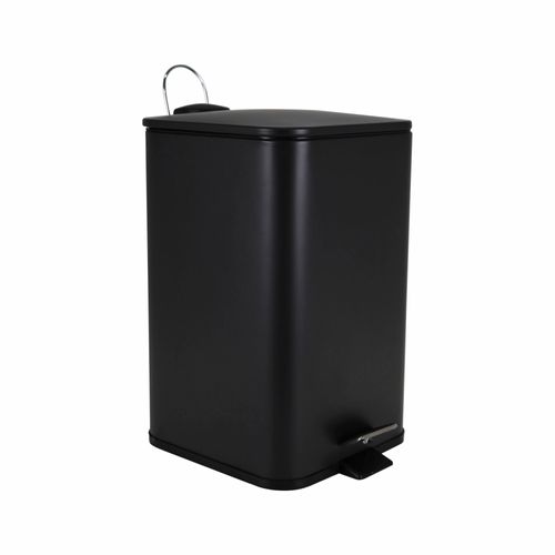 LIXEIRA DEBACCO RETANGULAR 12L GRAFITE YY -  20.03.80112